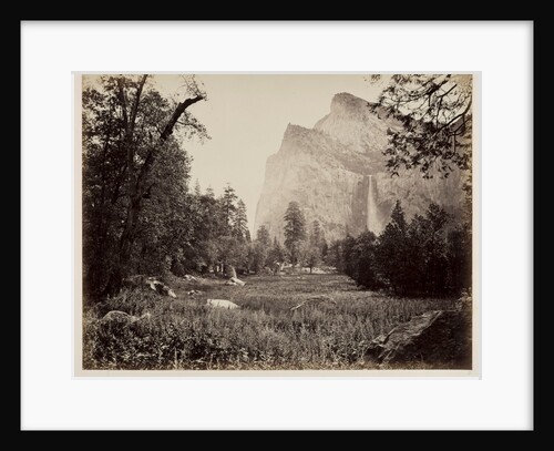 Bridal Veil, Yosemite, c. 1865-1866 by Carleton E. Watkins