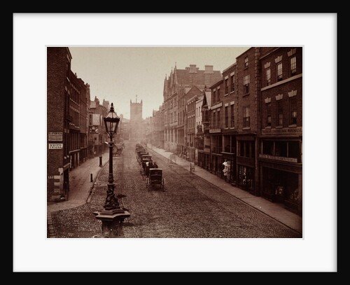 Bridge Street, Chester, 1865 by Augustus Kelham