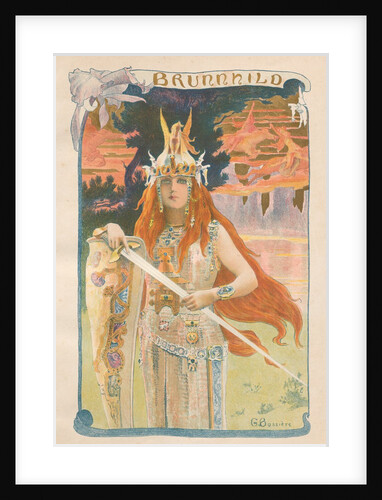 Brunnhild, 1899 by Gaston Bussiere