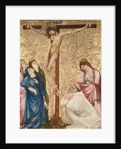 Calvary with a Carthusian Monk, 1389-1395 by Jean de Beaumetz