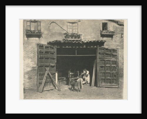 Camera Work: A Carpenter's Shop - Toledo, 1914 by James Craig Annan