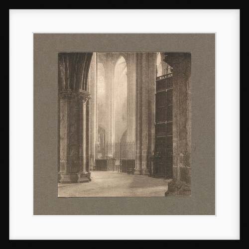 Camera Work: Height and Light in Bourges Cathedral, 1903 by Frederick H. Evans
