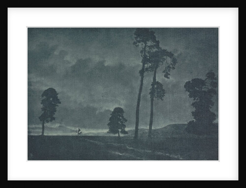 Camera Work: The Solitary Horseman, 1904 by Oscar Hofmeister