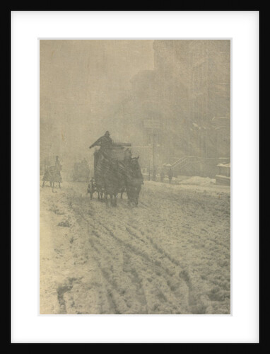 Camera Work: Winter - Fifth Avenue, 1892 by Alfred Stieglitz