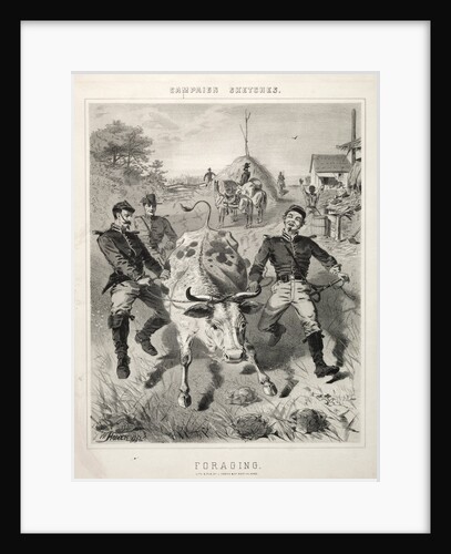 Campaign Sketches: Foraging, 1863 by Winslow Homer