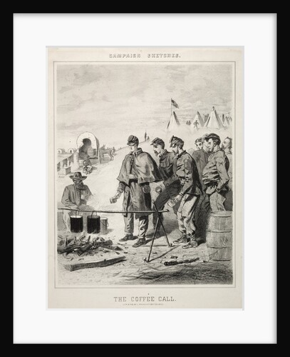 Campaign Sketches: The Coffee Call, 1863 by Winslow Homer