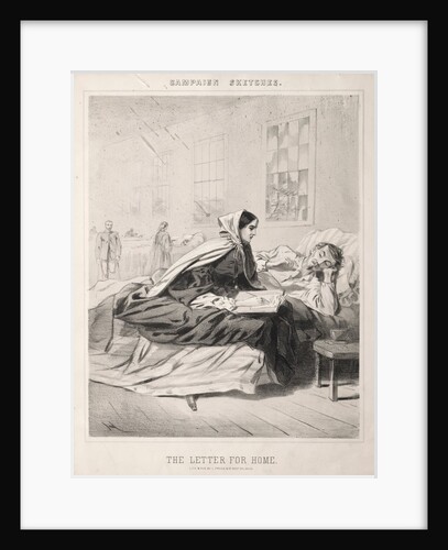 Campaign Sketches: The Letter for Home, 1863 by Winslow Homer