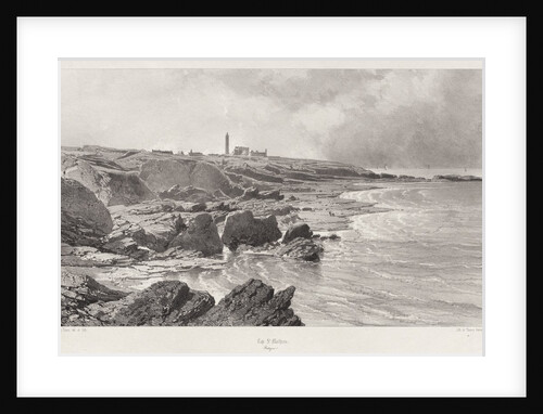 Cap St. Mathieu, 1846 by Eugène Cicéri