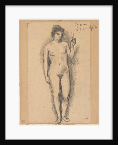 Carmen, last half 1800s by Pierre Puvis de Chavannes