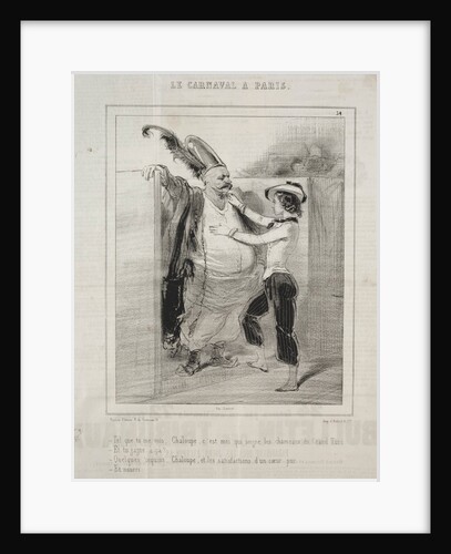 Carnaval, 1841-1843 by Paul Gavarni