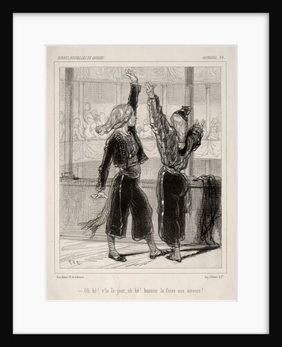 Carnaval by Paul Gavarni