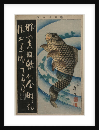 Carp and Waterweeds, c. early 1830s by Katsushika Taito II