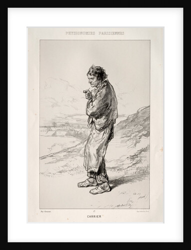 Carrier by Paul Gavarni