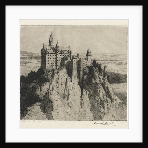 Castle Neuschwanstein, late 1800s-early 1900s by George Percival Gaskell