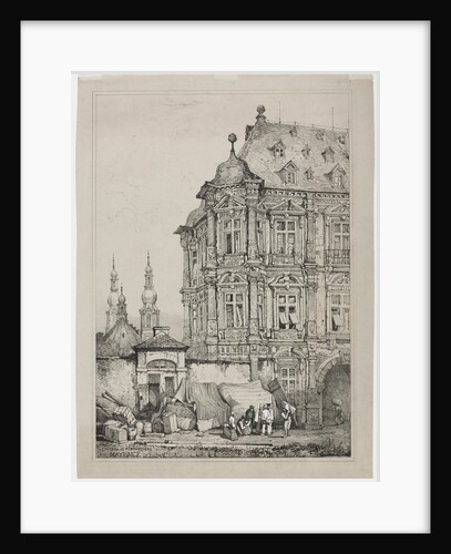 Castle of Martinsburg, Mainz, Germany, 1833 by Samuel Prout