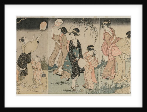 Catching Fireflies, c. 1796-1797 by Kitagawa Utamaro