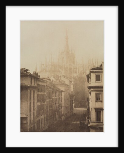 Cathedral from Corso Francesco, Milan, 1857 by Léon Gérard