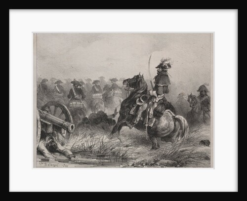 Cavalry Scene, 1836 by Joseph-Louis-Hippolyte Bellangé