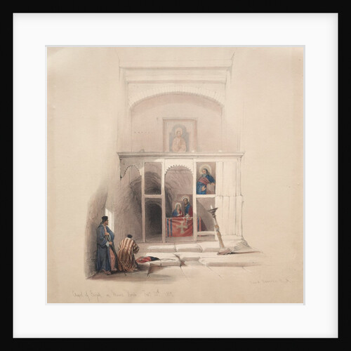 Chapel of Elijah on Mount Horeb, 1839 by David Roberts