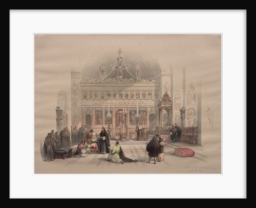 Chapel of the Convent of St. Saba, 1839 by David Roberts