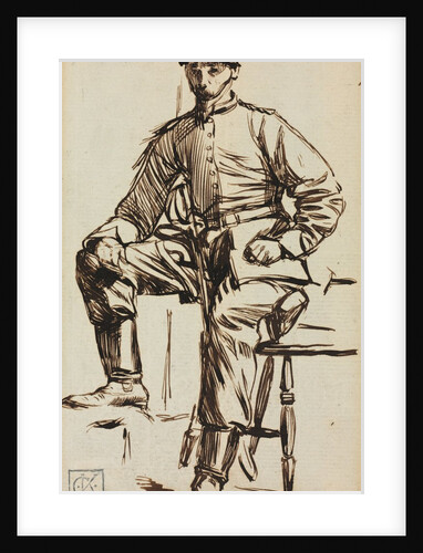 Charles Keene as a Volunteer by Charles Samuel Keene