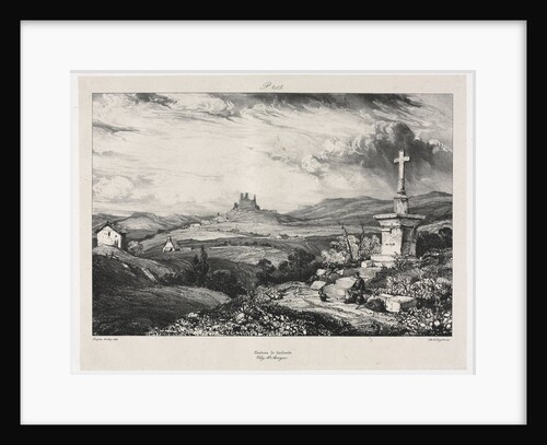 Château de Larderole, 1832 by Eugène Isabey