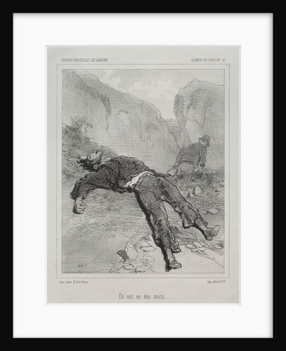 Chemin de Toulon by Paul Gavarni