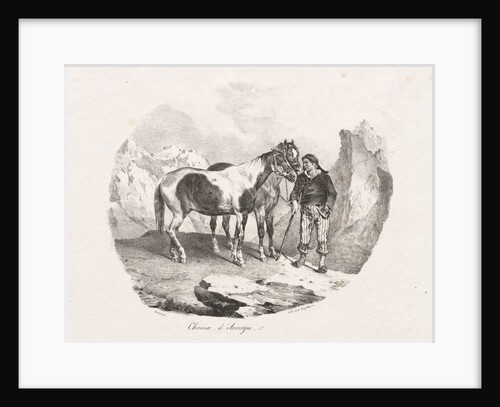 Chevaux d Auvergne, 1822 by Théodore Géricault; Gihaut