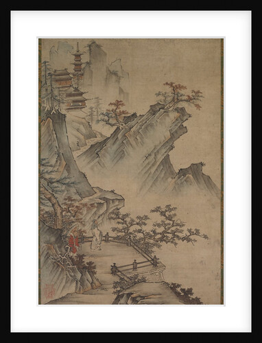 Chinese Literatus Viewing a Valley, possibly mid- to late 1500s-1600s by Unknown