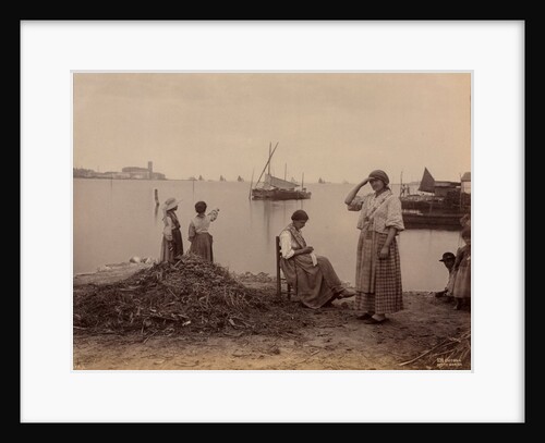 Chioggia, Under the Marina, c. 1870 by Carlo Naya