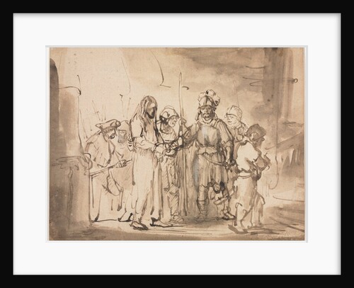 Christ Taken Before Caiaphas, c. 1641-1642 by Rembrandt van Rijn