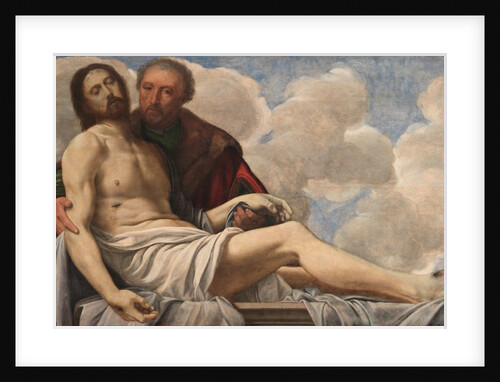 Christ with Joseph of Arimathea, c. 1525 by Giovanni Girolamo Savoldo