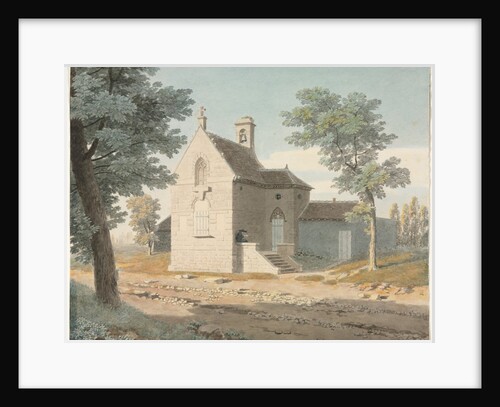 Church by a Road, late 1700s-1800s by Jean Lubin Vauzelle