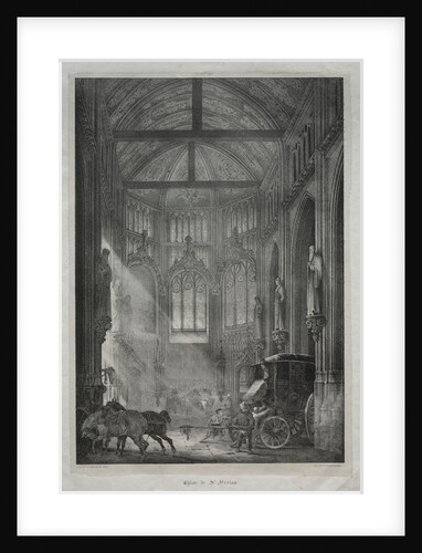 Church of St. Nicholas, Rouen, 1823 by Charles Louis Lesaint and Théodore Géricault