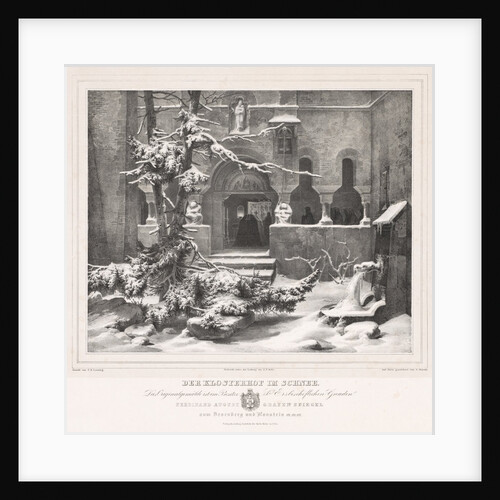 Churchyard with Snow, c. 1835 by Andreas Borum