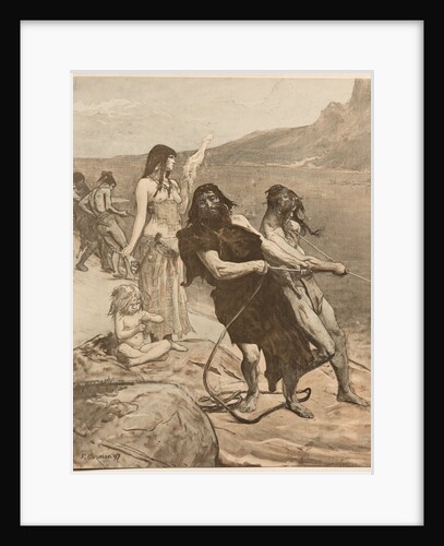 Cité Lacustre, 1897 by Fernand Cormon