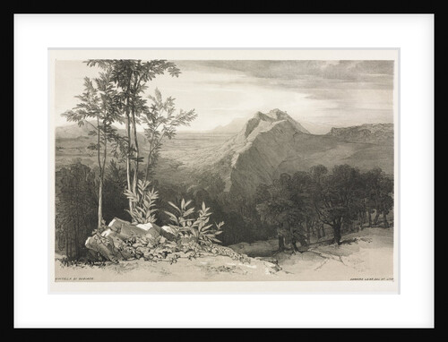 Civitella di Subiaco, c. 1840 by Edward Lear