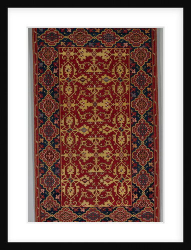 Classical Turkish Carpet with the Lotto Pattern, 1600-1650 by Unknown