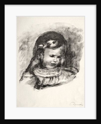 Claude Renoir, la tête baissée, 1904 by Pierre-Auguste Renoir