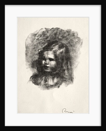 Claude Renoir, tourné à gauche by Pierre-Auguste Renoir