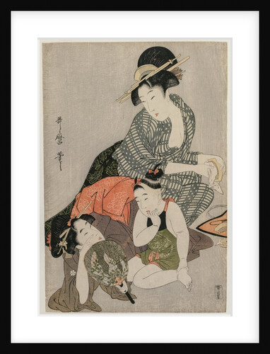 Cleaning Combs, c. late 1790s by Kitagawa Utamaro