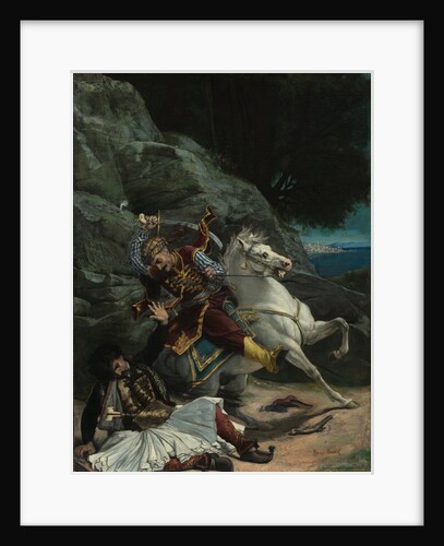 Combat of a Greek and a Turk, after 1835 by Horace Vernet (imitator of)