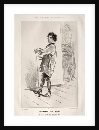 Commerce des Muses by Paul Gavarni