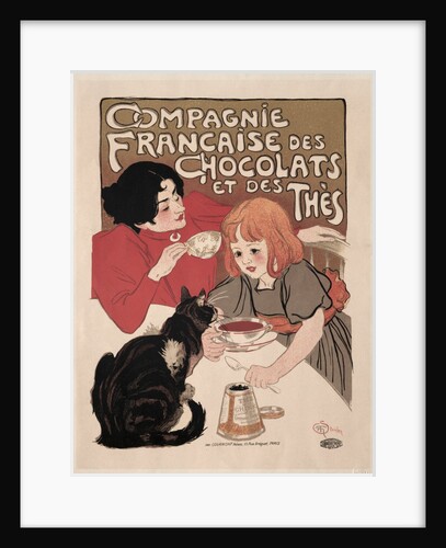 Compagnie Française des Chocolate et des Thés, 1895 by Théophile Alexandre Steinlen