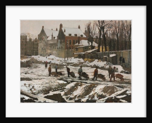 Construction Site in Amsterdam, c. 1902 by George Hendrik Breitner