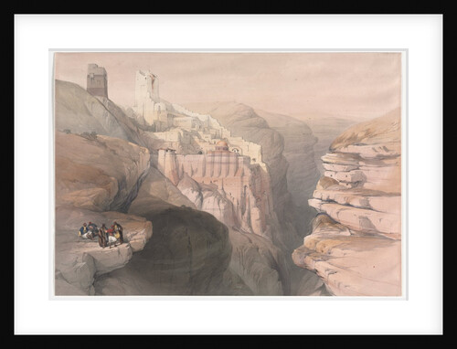 Convent of St. Saba, 1839 by David Roberts