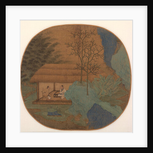 Conversation in a Thatched Hut, late 1200s by Unknown