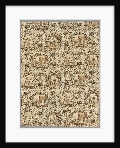 Copperplate Printed Linen, 1789-1791 by Unknown