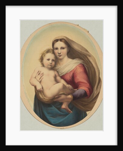 Copy after Raphael's Sistine Madonna, 19th century by Rudolph Geudtner