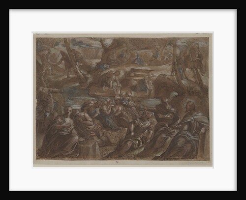 Copy of Tintoretto's Children of Israel Gathering Manna, after 1594 by Unknown
